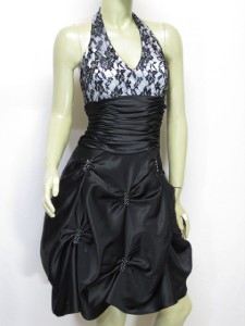 Boutique Black & Silver Cocktail/Formal Dress Size 6