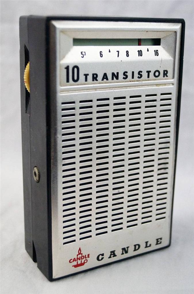 Vintage Candle 10 Transistor AM Radio Japan eBay