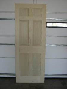6 Panel Raised Solid Popular Entrance Door 3