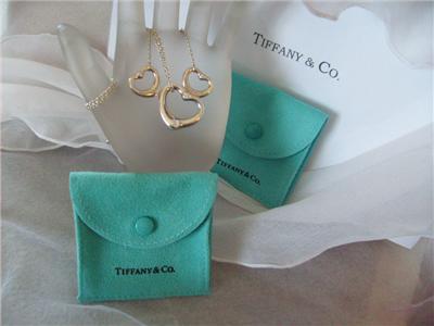 Open Hearts Collection Jewelry on Tiffany   Co Elsa Peretti Diamond Open Heart Collection   Ebay