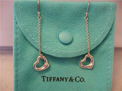 tiffany earrings heart peretti dangle elsa drop open