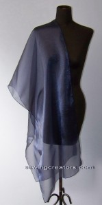 navy blue evening wrap