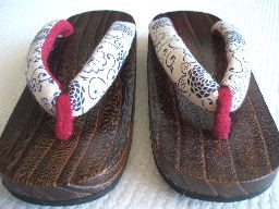 Japanese Geta Sandal Detail