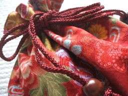 Japanese Kinchaku Kimono Bag