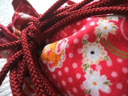 Japanese Kinchaku Kimono Bag