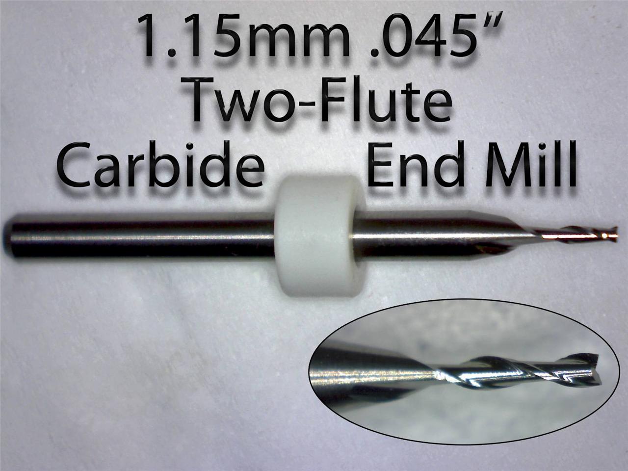 Two Flute Carbide End Mills Choose Your Size! Router Bits endmill CNC