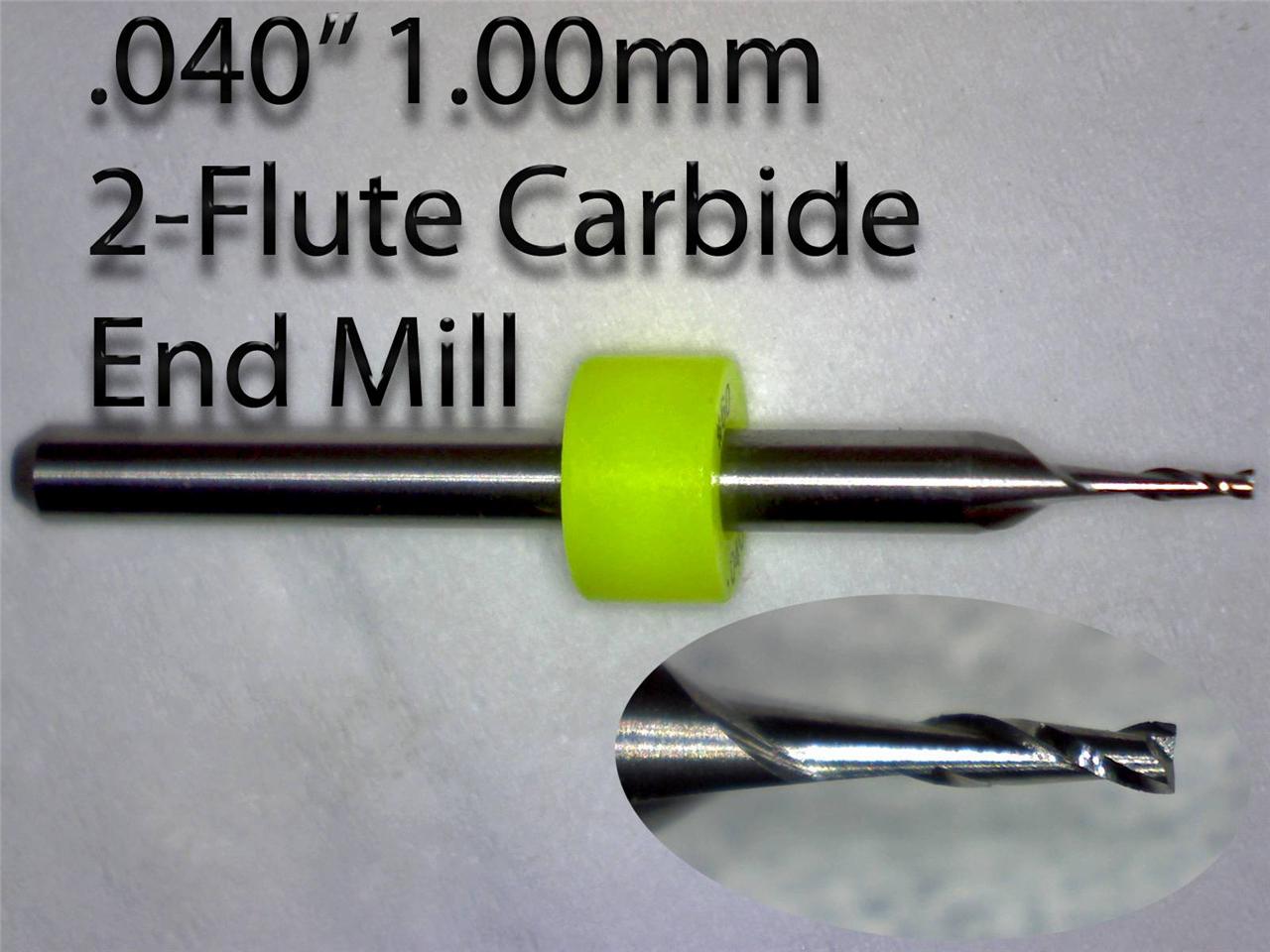 Two Flute Carbide End Mills Choose Your Size! Router Bits endmill CNC