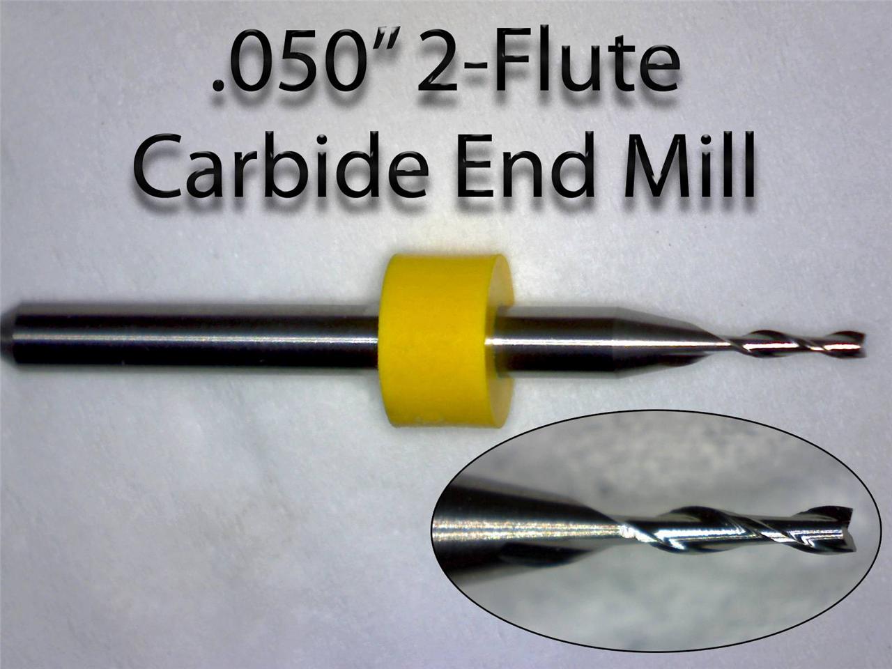 Two Flute Carbide End Mills Choose Your Size! Router Bits endmill CNC