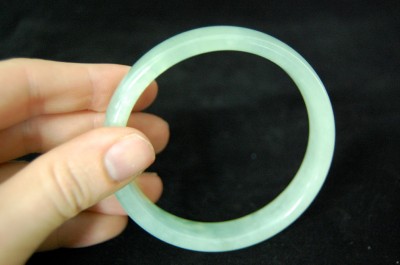 Green Jade Chinese on Opaque Green Chinese Jade Bangle Bracelet Jewelry