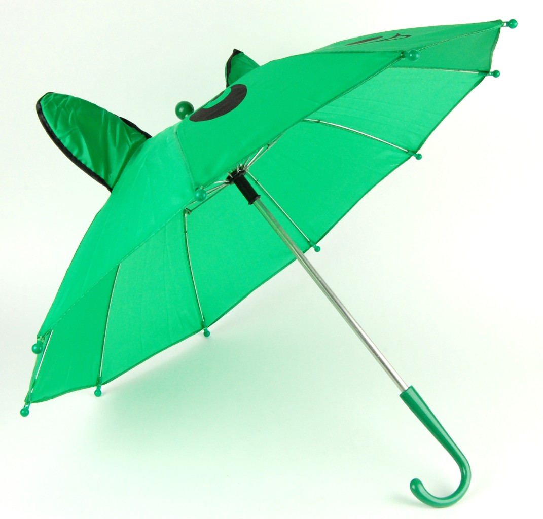 CHILDS ANIMAL UMBRELLA GREEN Kids Rain Gear Folding eBay