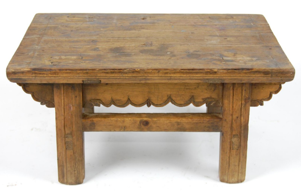 ANTIQUE CYPRESS NATURAL WOOD TABLE Display Stand 20.5" eBay