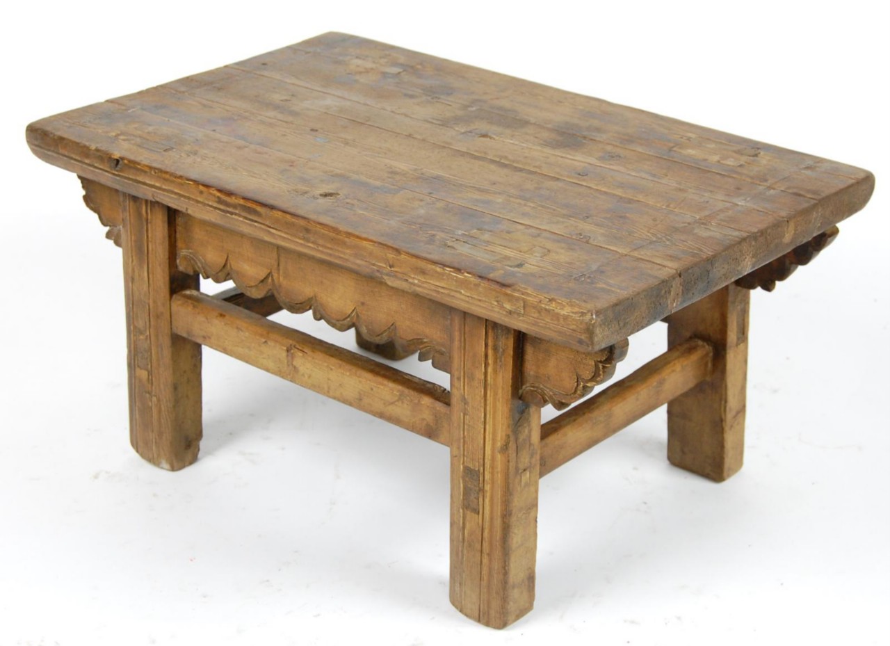 ANTIQUE CYPRESS NATURAL WOOD TABLE Display Stand 20.5" eBay