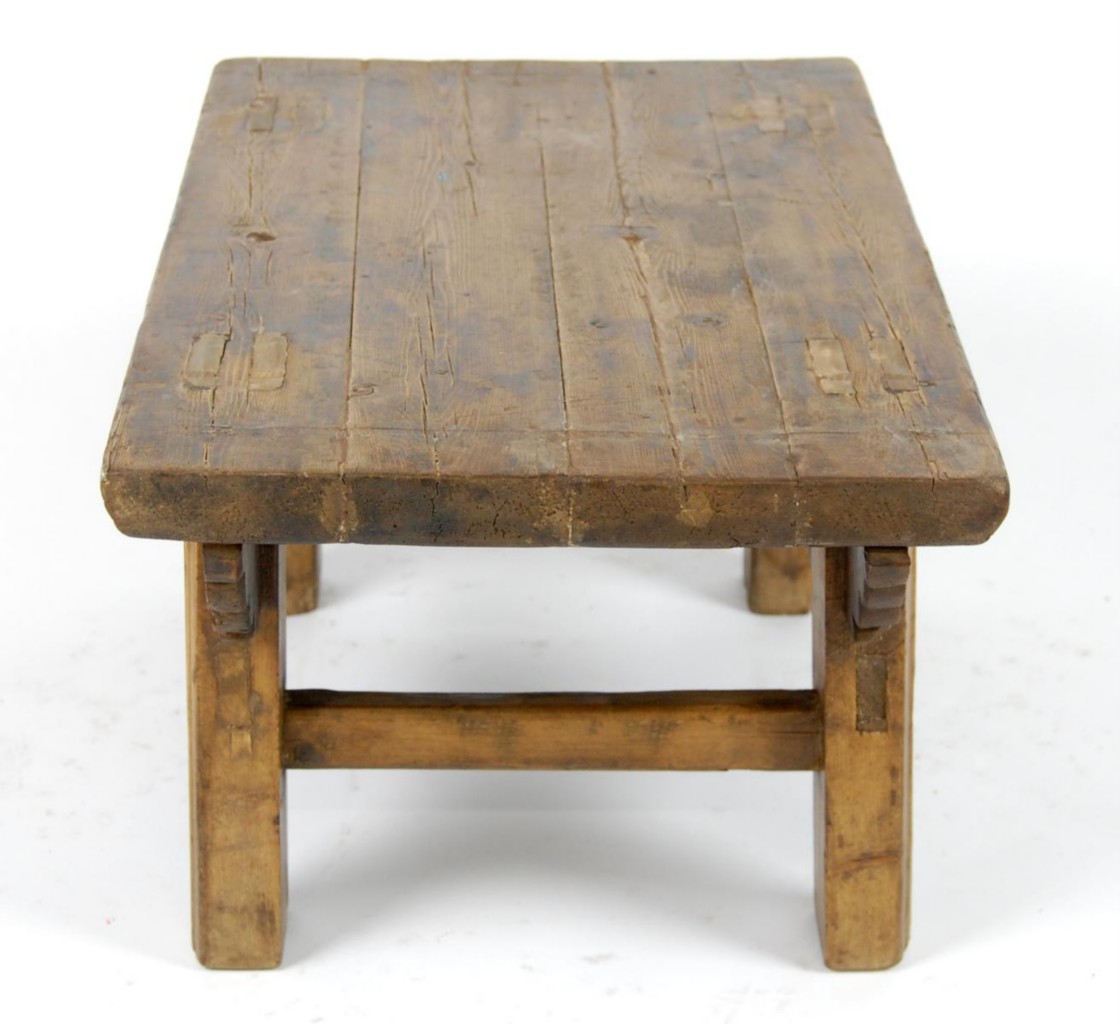 ANTIQUE CYPRESS NATURAL WOOD TABLE Display Stand 20.5" eBay