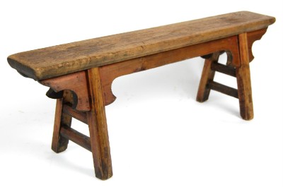 Bench Reclaimed Wood on Antique Cypress Wood Bench Sm Seat Stand Stool 32 75
