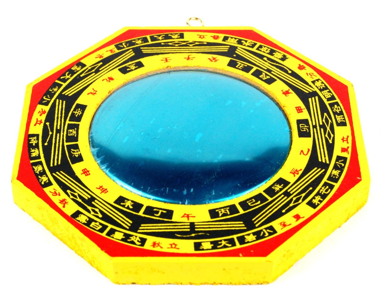 Chinese Convex Bagua Mirror Feng Shui Pa Kua Taoist Talisman Energy Chi