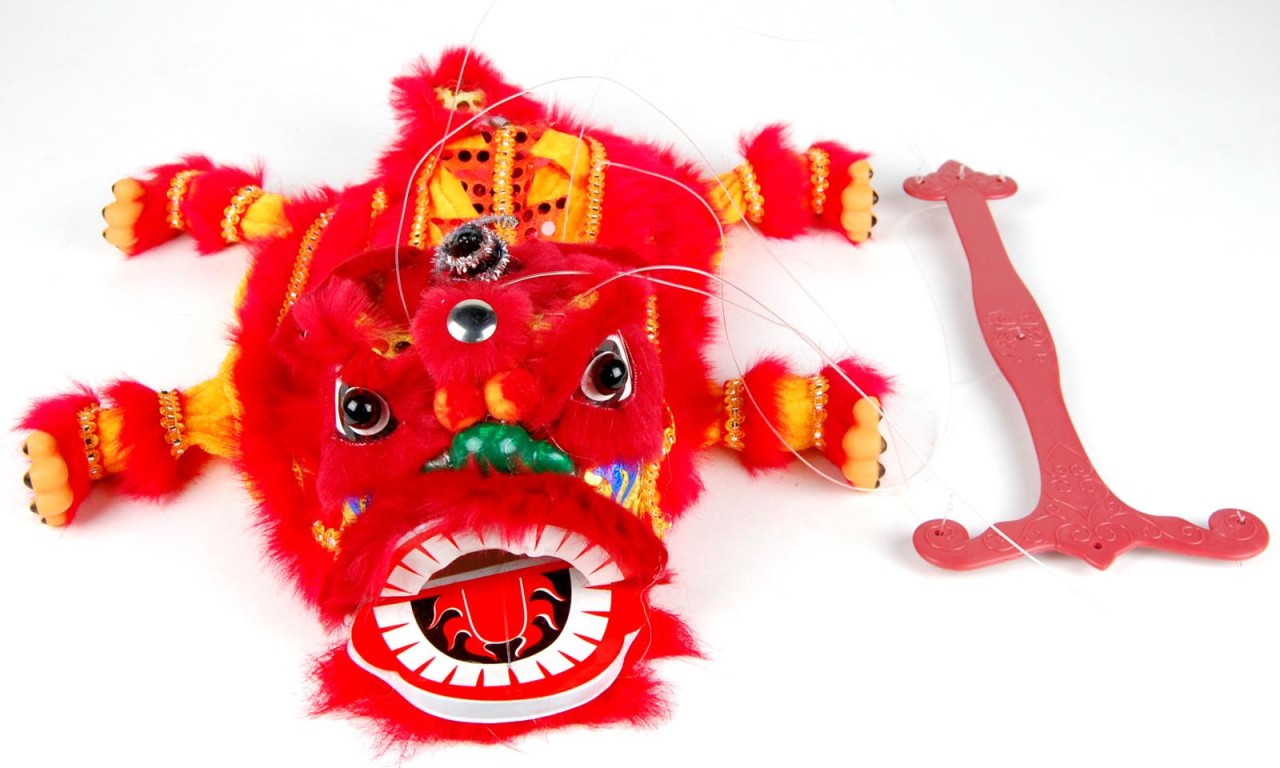 chinese new year lion marionette