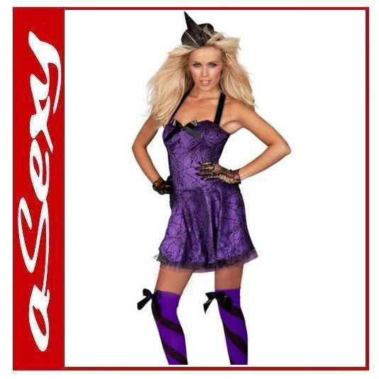 Sexy Ladies ex Ann Summers Bewitched Witch Fancy Dress Outfit Costume S