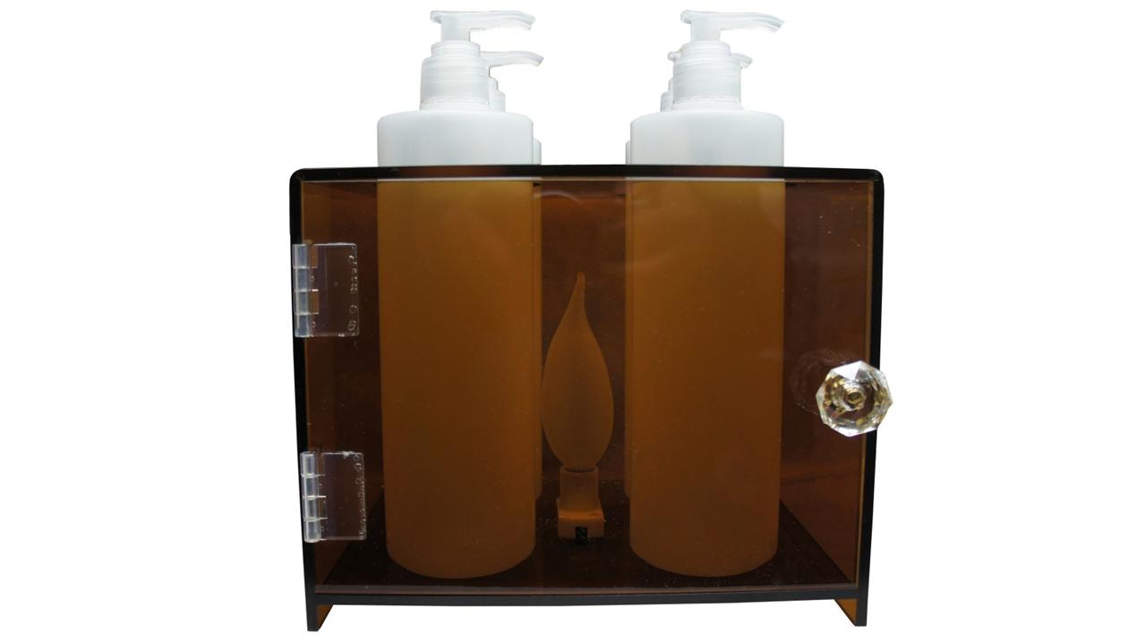 Spa Massage Electric Oil Lotion Cream Warmer Lamp W/ 2 Light Bulbs 4