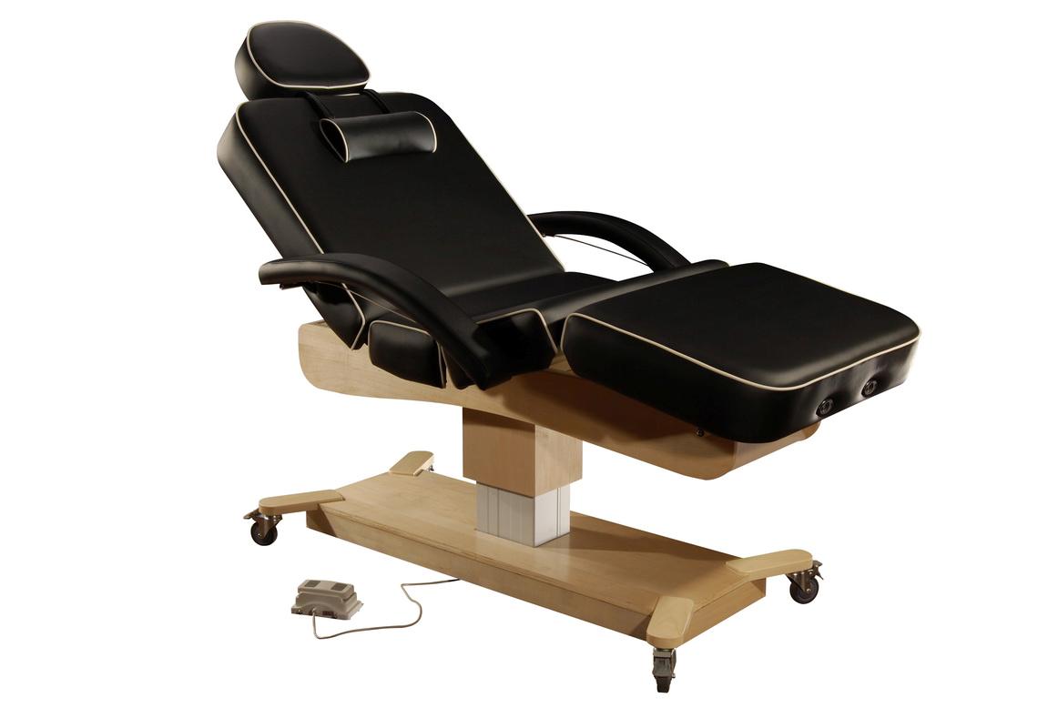 MT MaxKing Salon Electric Lift Stationary Massage Table Face Adjustable