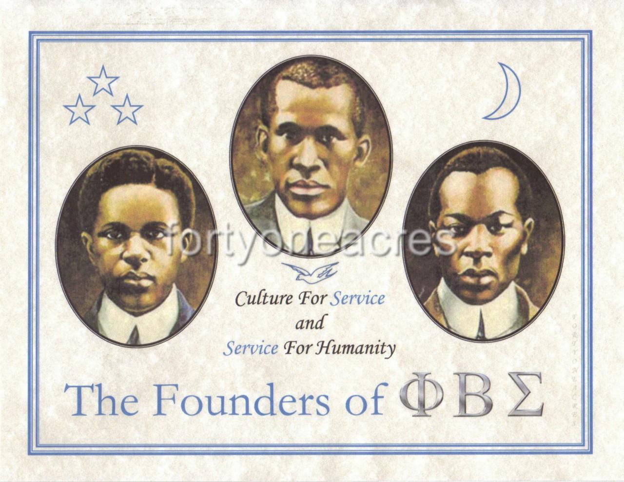 FOUNDERS Series Phi Beta Sigma Print Service eBay