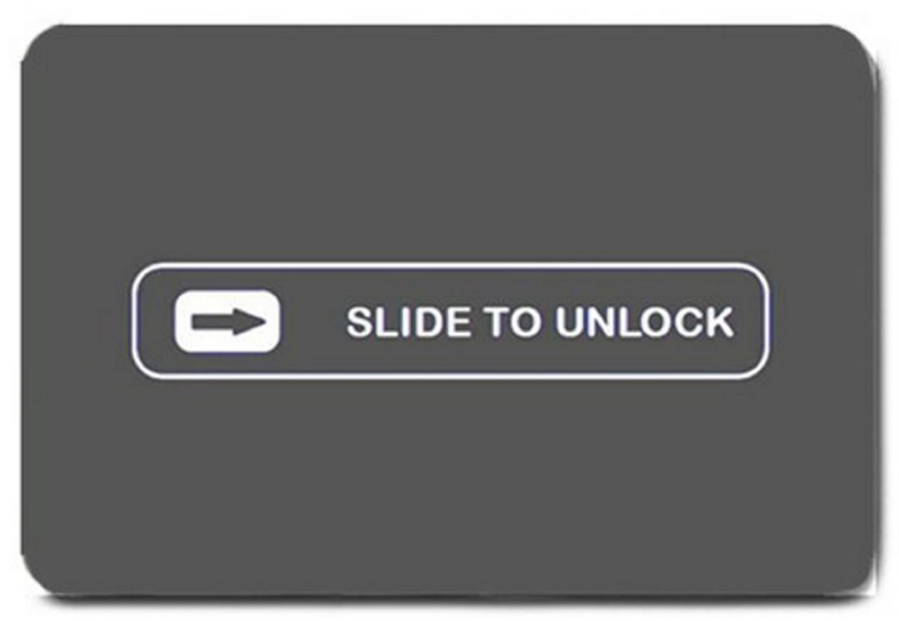 slide to unlock door mat, 8 colors great for home, office, dorm