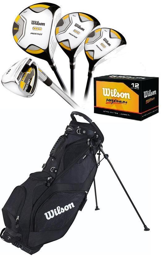 Wilson Prostaff LCG Full Golf Club Set 2014 Prostaff Stand Bag Mens
