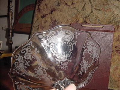 Antique Furniture Depot Ebay on Fostoria Compote Meadow Rose Mint Ebay