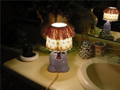 Antique Furniture Depot Ebay on Boudoir Lamp French Lady Louis Xv Dress Blue Glass Wrks Ebay