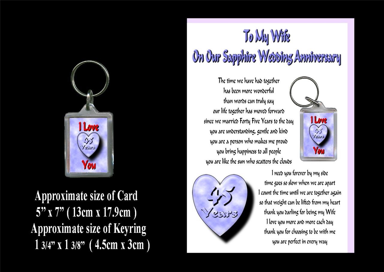 WIFE-25TH-TO-70TH-OUR-WEDDING-ANNIVERSARY-CARD-KEYRING-GIFT-TO-MY-WIFE