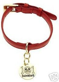 Disney 101 Dalmations Dog Collar Rhinestones Red Medium Disney 101 Dalmations Dog Collar Rhinestones Red Medium
