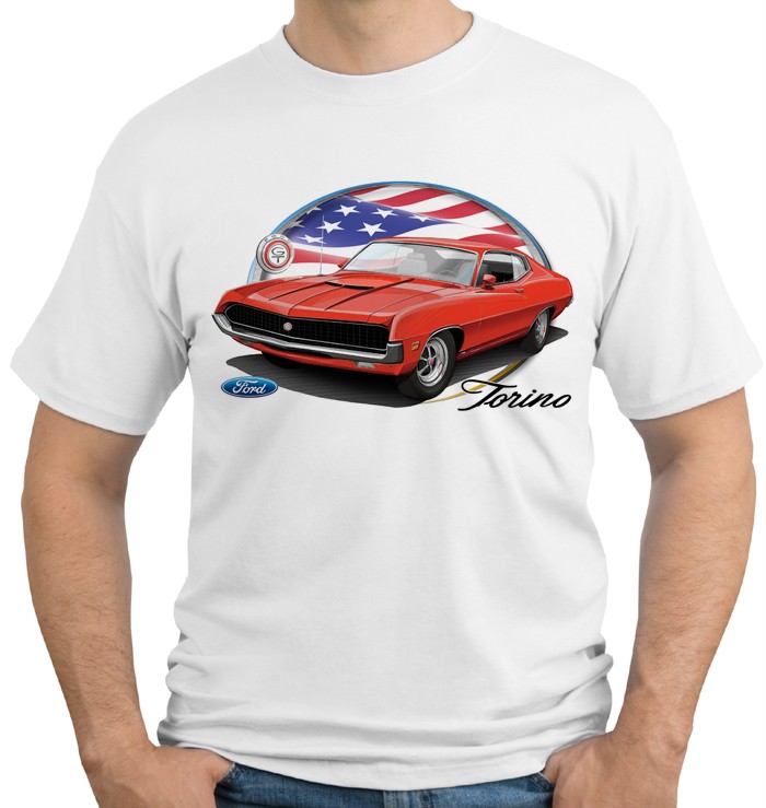 1970 FORD Torino GT Fastback Official Licensed Tshirt eBay