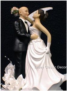 Bald Cake Topper
