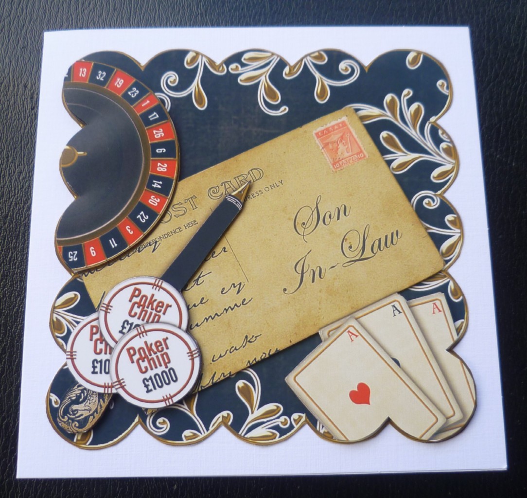 Casino birthday card