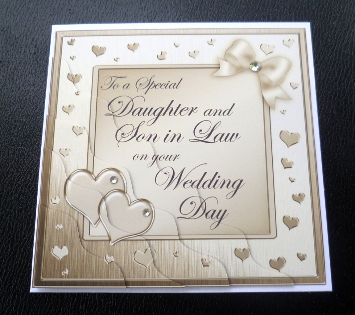 daughter-son-in-law-wedding-day-card-4-colours-ebay