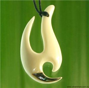 Maori Bone Carving Necklace