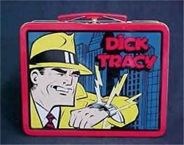 LB Dick Tracy Metal Lunch Box LG