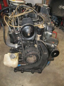 Mercruiser 165 HP 4 Cylinder Motor Used Engine Marine Boat Closed Loop