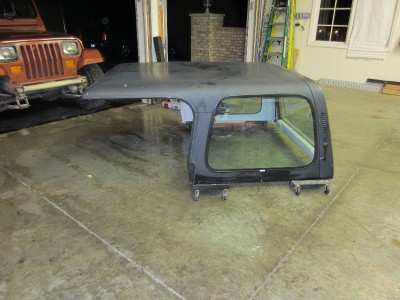 1987 1995 Jeep Cj Yj Wrangler Hard Top Hardtop Black