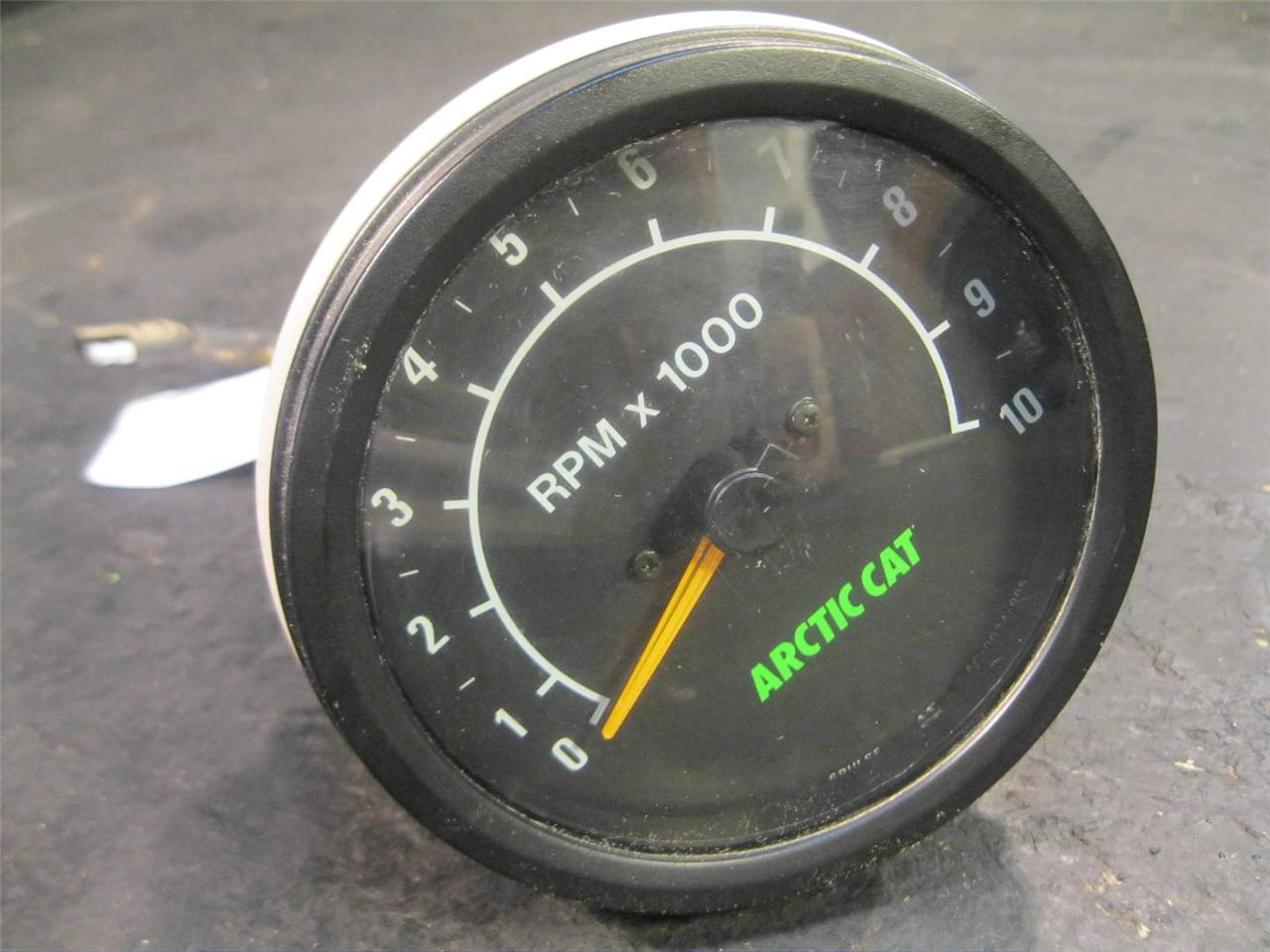 Arctic Cat large Tach Tachometer Gauge Tach Black RPM Replacement