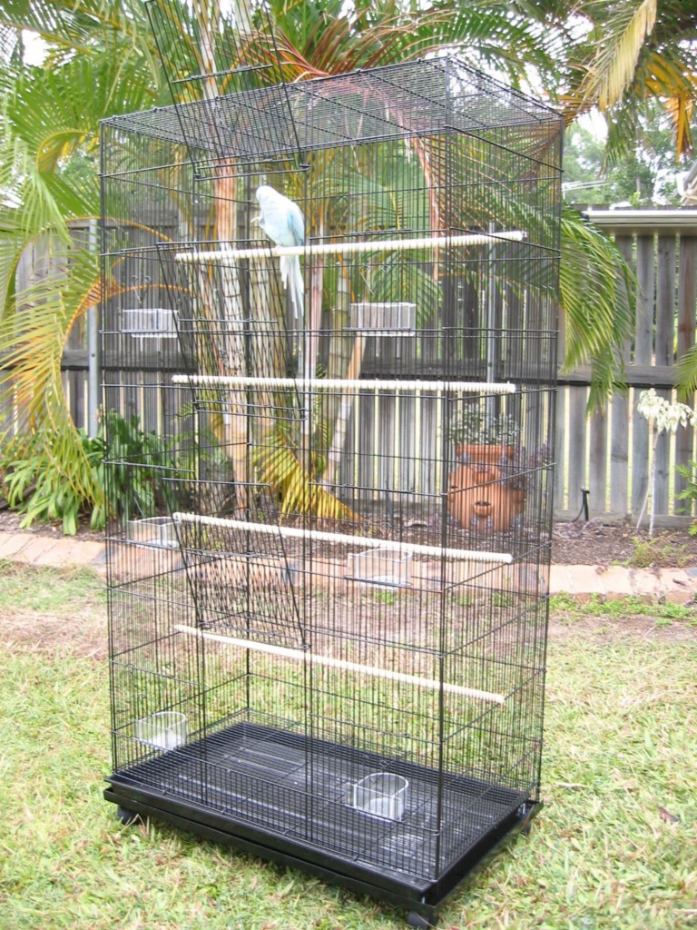 Large bird cage with stand deals
