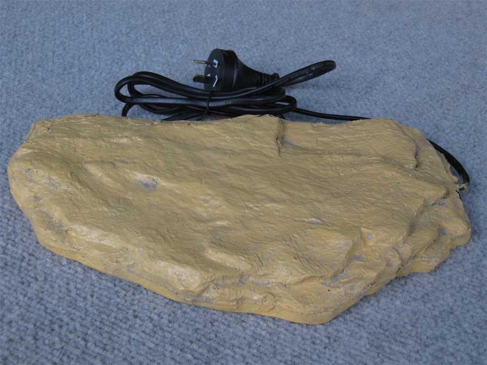 REPTILE HEAT ROCK 24W Snake 29 x 16 x 2.5cm LARGE ,SANDY COLOUR eBay