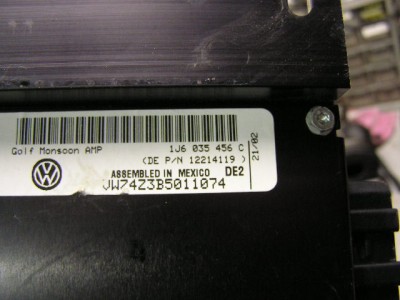 Monsoon Stereo Amp Factory Vw Jetta Gti Golf Mk4 Oem Ebay