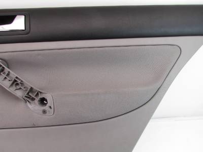 Passenger Rear Door Panel Grey Cloth Manual Window Rr Vw