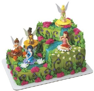Tinkerbell Birthday Cake on Disney Princess Tinkerbell Fairies Birthday Cake Topper   Ebay