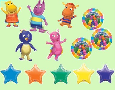 backyardigans balloons 13 pc birthday party supply kit