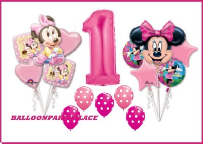 Minnie Mouse  Birthday Cake on Disney Minnie Mouse First 1st Birthday Party Supplies Balloon