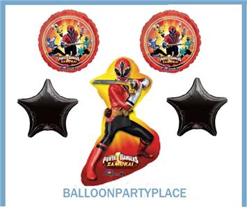 Power Rangers Birthday Party on Power Rangers Samurai Red Party Supplies Balloon Decoration Birthday 5