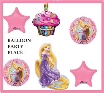 Rapunzel Birthday Cake on Disney Princess Rapunzel Tangled Birthday Party Supplies Ballons First