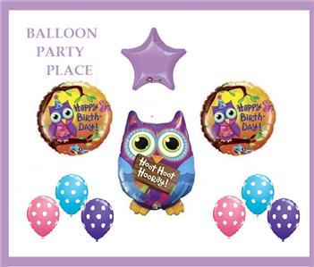 Owl Mylar Balloon