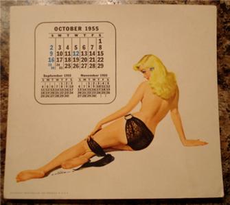 Vintage esquire calendars